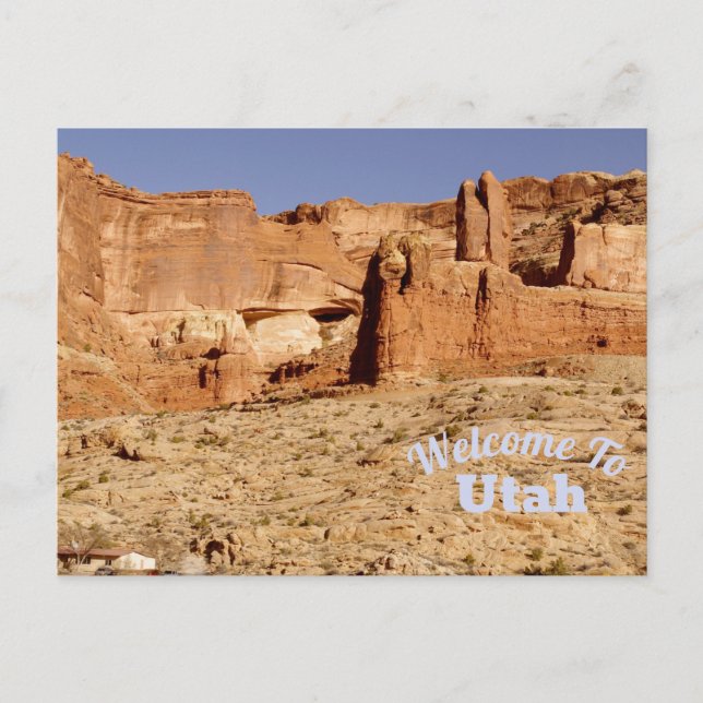 Carte Postale Bienvenue À Utah (Devant)