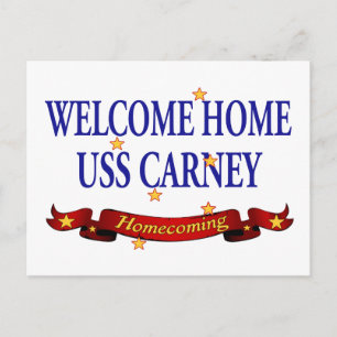 Carte Postale Bienvenue Accueil USS Carney