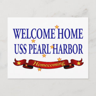 Carte Postale Bienvenue Accueil USS Pearl Harbour