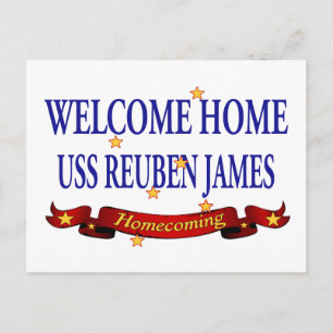 Carte Postale Bienvenue Accueil USS Reuben James