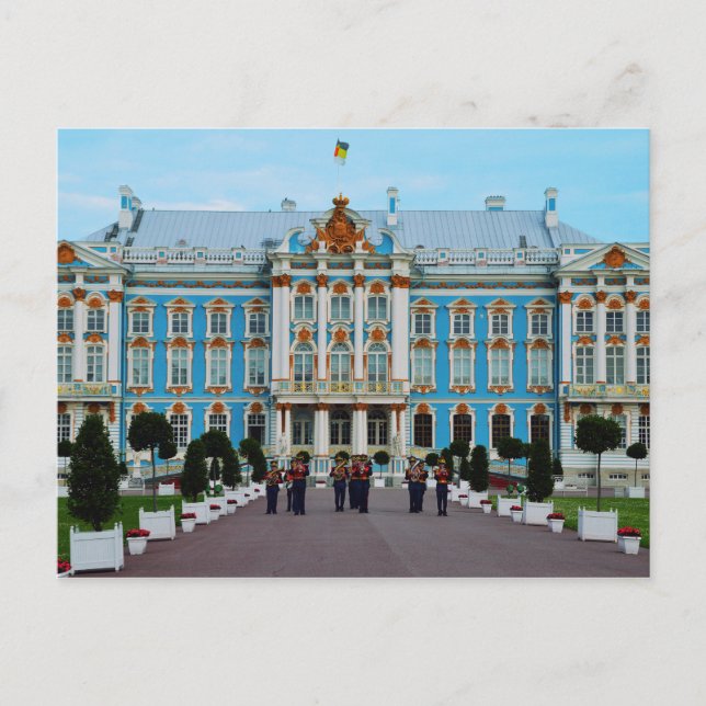 Carte Postale Bienvenue au Palais Catherine, Russie (Devant)