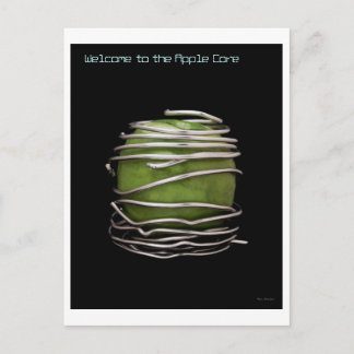 Carte Postale Bienvenue dans l'Apple Core