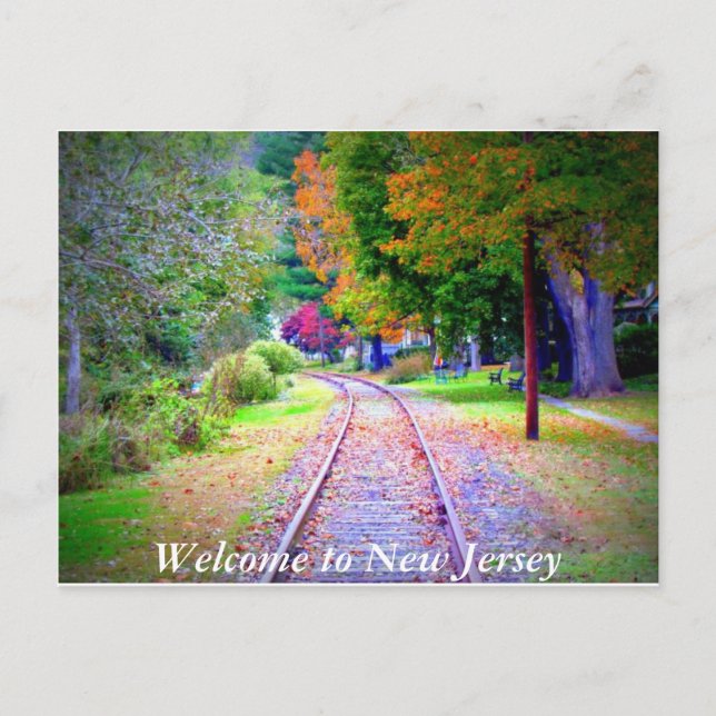 Carte postale Bienvenue dans le New Jersey (Devant)