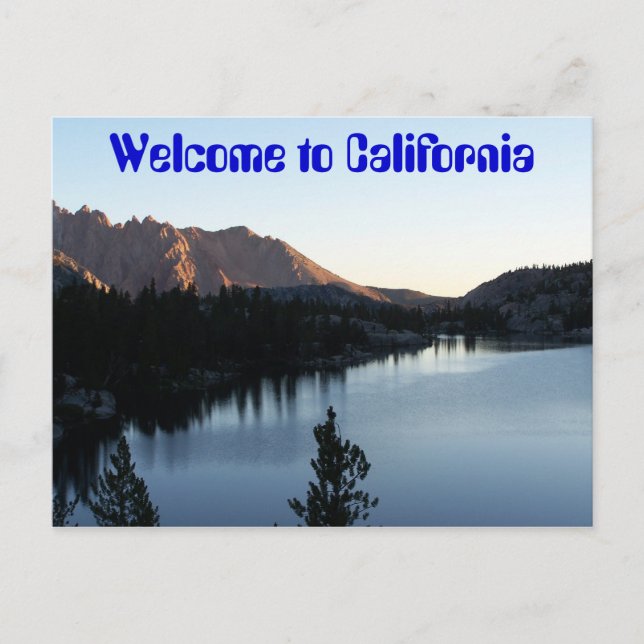 Carte Postale Bienvenue en Californie (Devant)