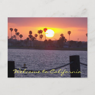 Carte Postale Bienvenue en Californie