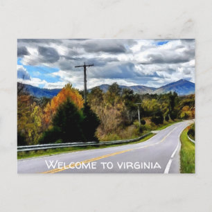 Carte Postale Bienvenue En Virginie