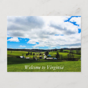 Carte Postale Bienvenue en Virginie 2