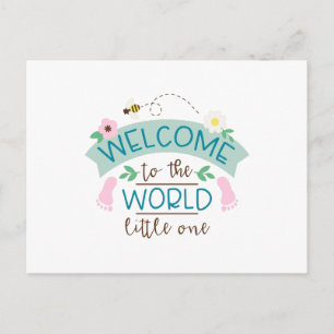 Carte Postale Bienvenue Little One