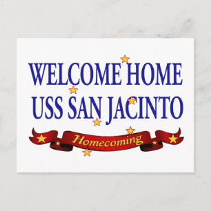 Carte Postale Bienvenue Maison USS San Jacinto