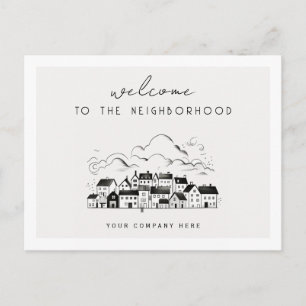 Carte Postale Bienvenue Personnalisée dans l'Immobilier de Quart