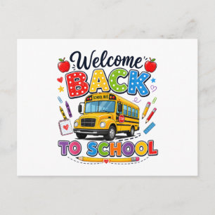 Carte Postale Bienvenue sur les T-shirts de chauffeur d'autobus