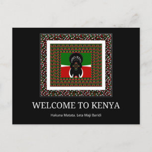 Carte Postale Bienvenue sur Magical Kenya : Hakuna Matata