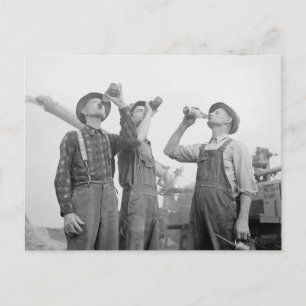 Carte Postale Bière à boire, 1941