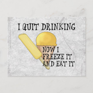 Carte Postale Bière congelée