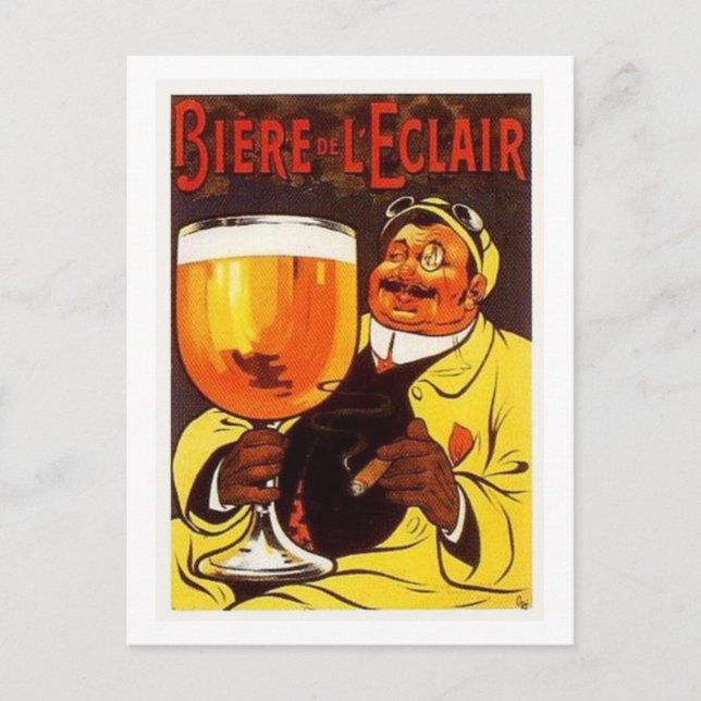 Carte Postale Biere de L'eclair (Devant)