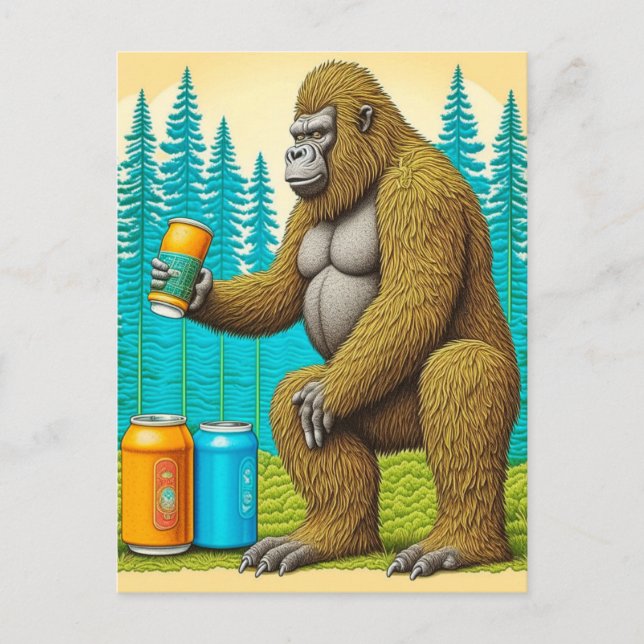 Carte Postale Bières volantes (Devant)