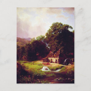 Carte Postale Bierstadt Albert Le Vieux Moulin