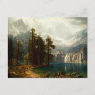 Carte Postale Bierstadt Sierra Nevadas Postcard