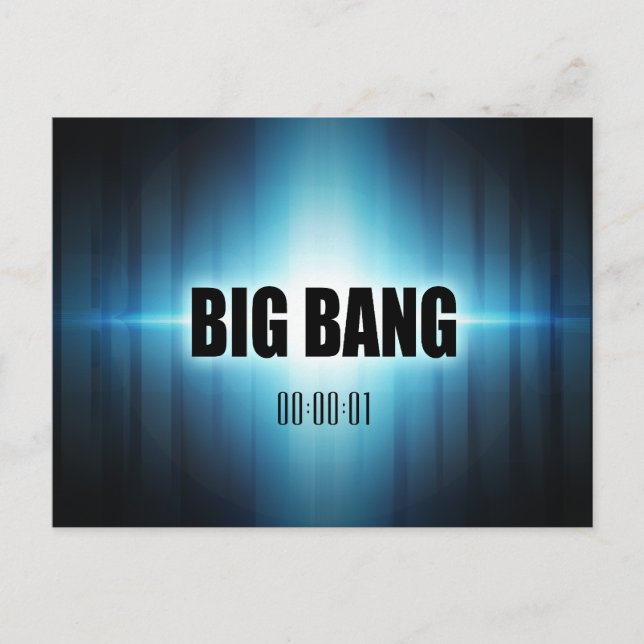 Carte Postale Big bang (Devant)
