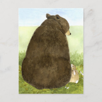 Carte postale Big Bear & Little Bunny