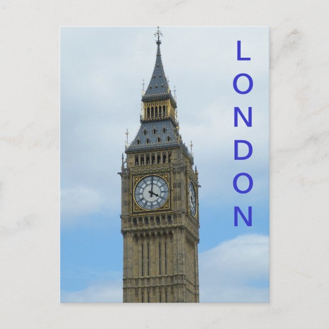 Carte Postale Big Ben (Devant)