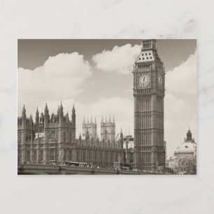 Carte Postale Big Ben Clock Tower Londres