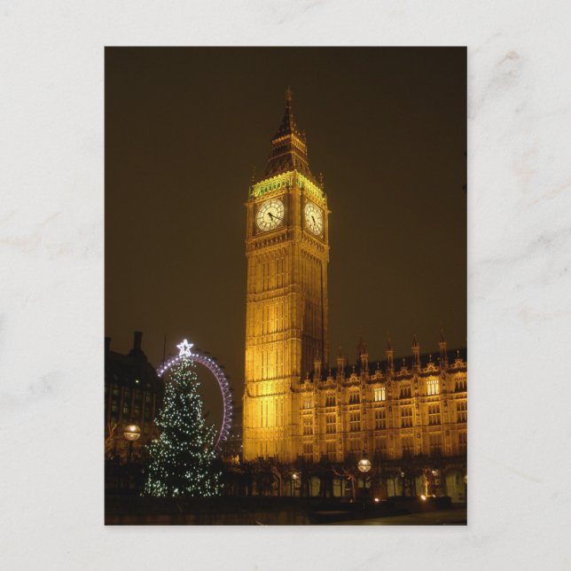 Carte Postale Big Ben joue Goodnight (Devant)