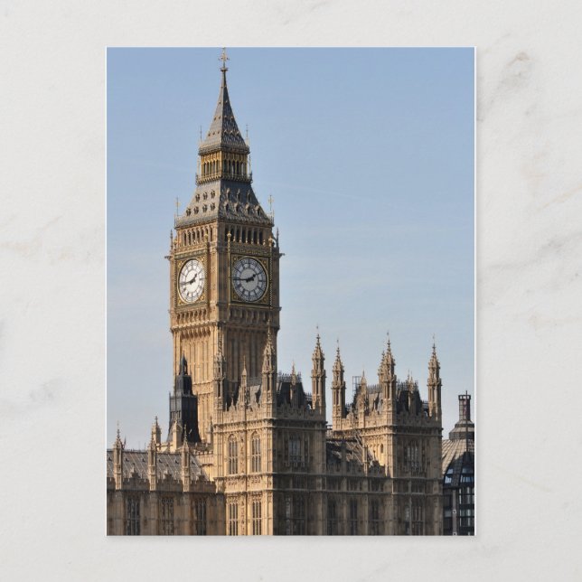 Carte Postale Big Ben London (Devant)