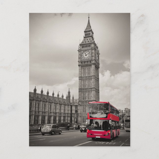 Carte Postale Big Ben London (Devant)
