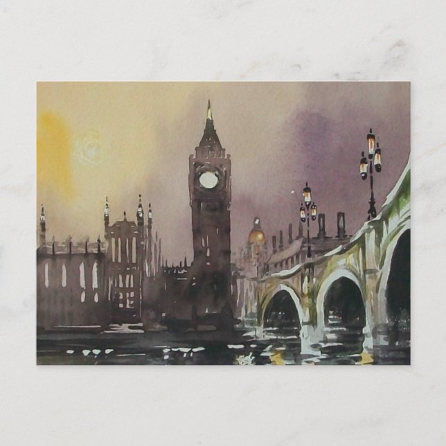 Carte Postale Big Ben London (Devant)