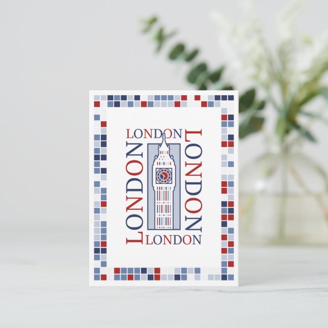 Carte Postale Big Ben London Parfait pour les amateurs de cultur (Debout devant)
