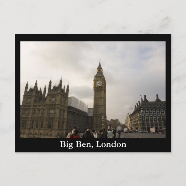 Carte Postale Big Ben, Londres (Devant)
