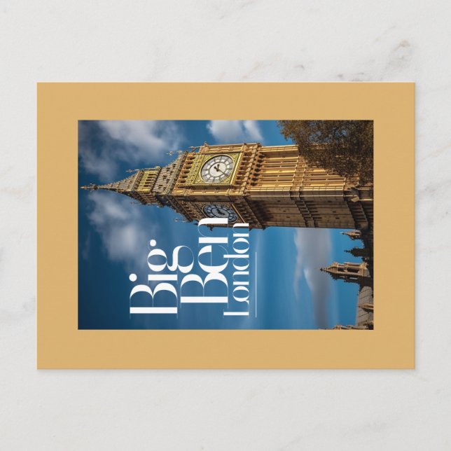 Carte Postale Big Ben Londres (Devant)