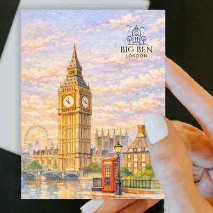 Carte Postale Big Ben - Tour Elizabeth   Monument Célèbre de la 