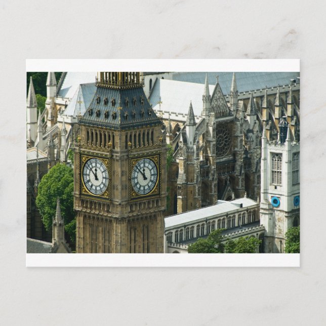 Carte Postale Big Ben Tower Londres (Devant)