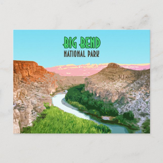 Carte Postale Big Bend National Park Texas (Devant)