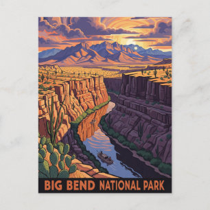 Carte Postale Big Bend National Park Travel