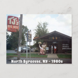 Carte Postale Big Boy North Syracuse 1980 de TJ