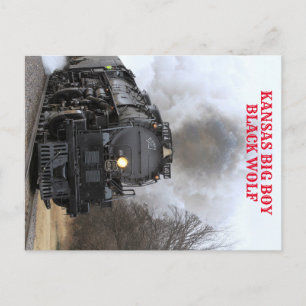 Carte Postale Big Boy Steaming le long