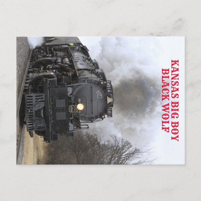 Carte Postale Big Boy Steaming le long (Devant)