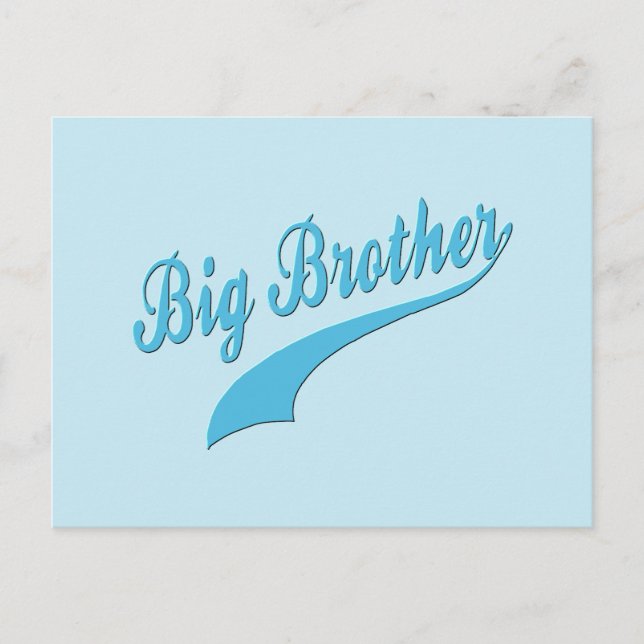 Carte Postale Big Brother sportif (Devant)