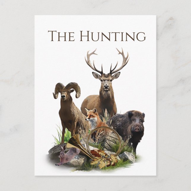 Carte Postale Big Game Hunting (Devant)