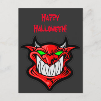 Carte postale Big Red Devil Halloween