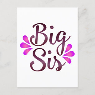 Carte Postale Big Sis