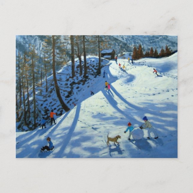 Carte Postale Big Snowball Zermatt (Devant)