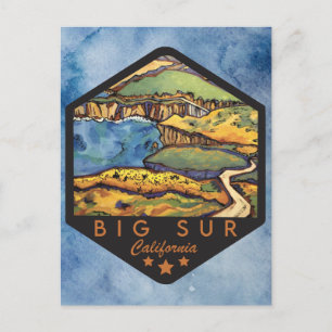 Carte Postale Big Sur Californie