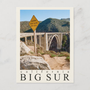 Carte Postale Big Sur Californie   Photographie argentique