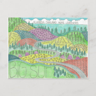 Carte Postale Big Sur Camping Trip 2016