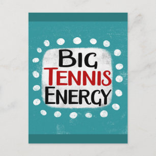 Carte postale Big Tennis Energy