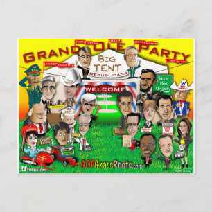 Carte Postale Big Tente GOP